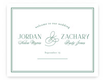 Fresh Classic Welcome Signs