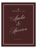 Classic Wedding Welcome Signs