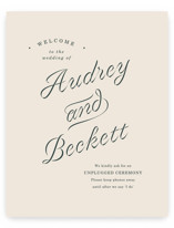 Ribbon Welcome Signs