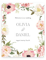 Timeless Blooms Welcome Signs