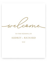Luxury Welcome Signs