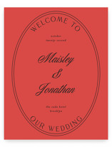 Modern Romance Welcome Signs