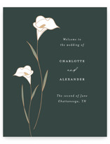 Elegant Lillies Welcome Signs