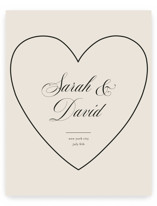 modern heart Welcome Signs