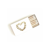 Wild at Heart Matchbox, Gold on White Matchbooks and Matches