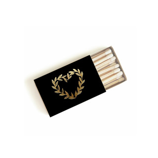 Wild at Heart Matchbox, Gold on Black Matchbooks and Matches
