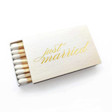 Just Married Matchbox Matchbooks and Matches