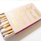 Custom The Perfect Match Matchboxes, Set of 50 Matchbooks and Matches