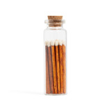Cinnamon White Matchsticks in Small Corked Vial Matchbooks and Matches