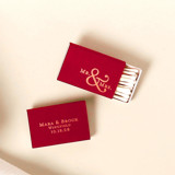 Couple Matchbox, set of 100 Matchbooks and Matches