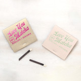Love You So Matcha Matchbooks, set of 100 Matchbooks and Matches