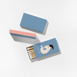 Color Pop Capricorn Matchboxes, Pack of 4 Matchbooks and Matches
