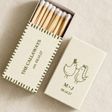 Wedding Chicks Customizable Matchboxes | Set of 50 Matchbooks and Matches