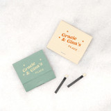 Our Place Matchbooks, set of 100 Matchbooks and Matches