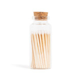 White Matchsticks in Medium Corked Vial Matchbooks and Matches