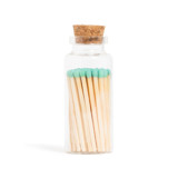 Mint Matchsticks in Medium Corked Vial Matchbooks and Matches
