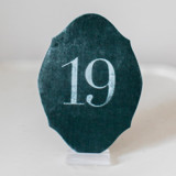 Oval Table Number - Tourmaline Table Numbers