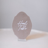Head Table Sign - Mushroom Table Numbers