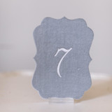 Dove Script Scroll Table Number Table Numbers