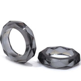PRISM NAPKIN RINGS // SET OF 4 IN CHARCOAL Napkin Rings