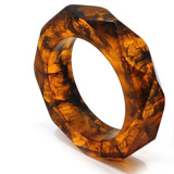 PRISM NAPKIN RINGS // SET OF 4 IN TORTOISE Napkin Rings