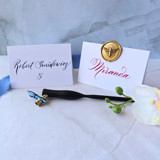 Custom Calligraphy Tent-StylePlace Cards- Set of 10 Place and Escort Cards