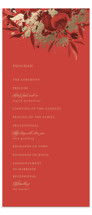 Happiness Foil-Pressed Wedding Programs