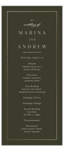 refined Foil-Pressed Wedding Programs
