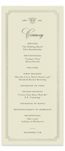 Honeybee Foil-Pressed Wedding Programs