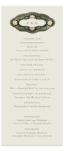 Frame Foil-Pressed Wedding Programs