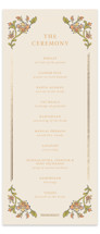 Marigold Foil-Pressed Wedding Programs