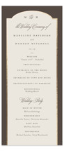 Arch Frame Foil-Pressed Wedding Programs