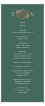 Celtic Love Knot Foil-Pressed Wedding Programs