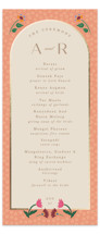 Indian garden Foil-Pressed Wedding Program Cards