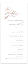 Eternal Foil-Pressed Wedding Programs