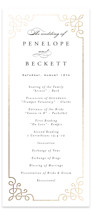 Intertwined Foil-Pressed Wedding Programs
