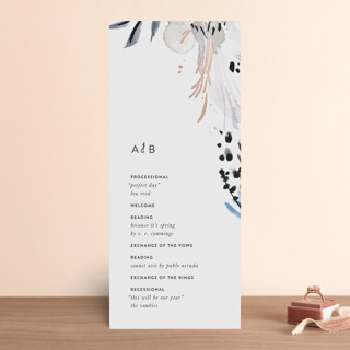 sara Foil-Pressed Wedding Programs