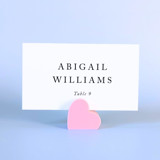 Pink Heart Place Card Holders, Set of 10 Place Card Holders