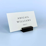 Black Rectangle Place Card Holder, Set of 25 Place Card Holders