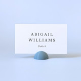 Dusty Blue Dome Place Card Holders, Set of 25 Place Card Holders