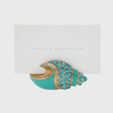 Jeweled shell placecard holders, set of two Place Card Holders