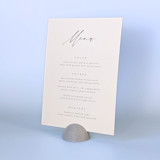 Marble Pattern Dome Table Number Holders, Set of 5 Place Card Holders