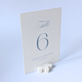Snowflake Table Number Holders, Set of 5 Place Card Holders