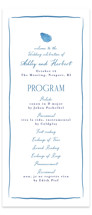 Positano Wedding Programs