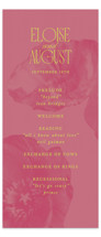 Maximalist Poppies Wedding Programs