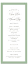 Romantic Garden Wedding Programs