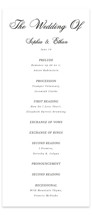 Chic Union Wedding Programs