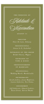 museo Wedding Programs