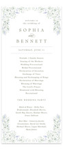 Delicate Vines Wedding Programs