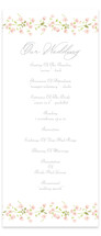 Rosebud Wedding Programs